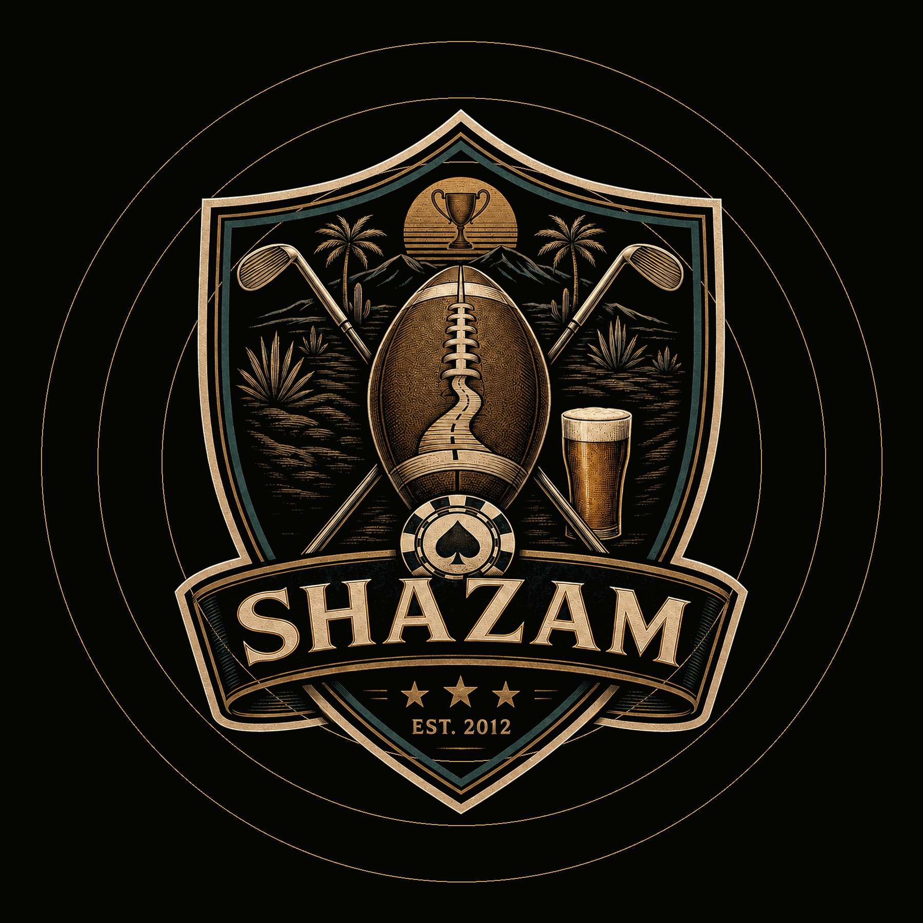 Shazam Desert Draft Club crest